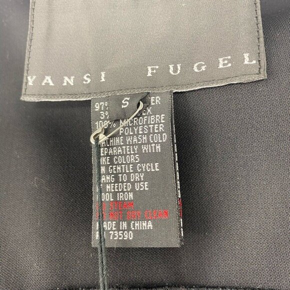 Yansi Fugel Women's NWT Blue Full Zip MOTO Designer Jacket S/C34.25 - Picture 11 of 15